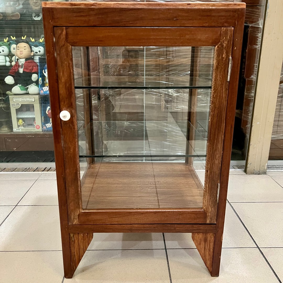 FullyRestored RetroVintage GlassShelves Desktop Display