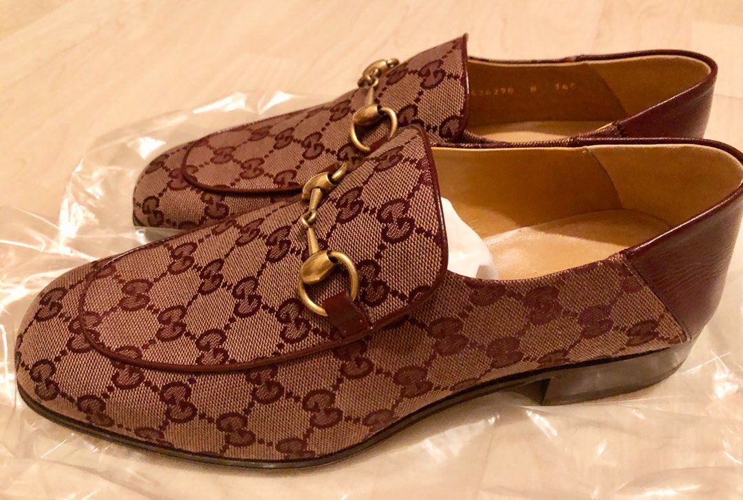Gg canvas online horsebit loafer