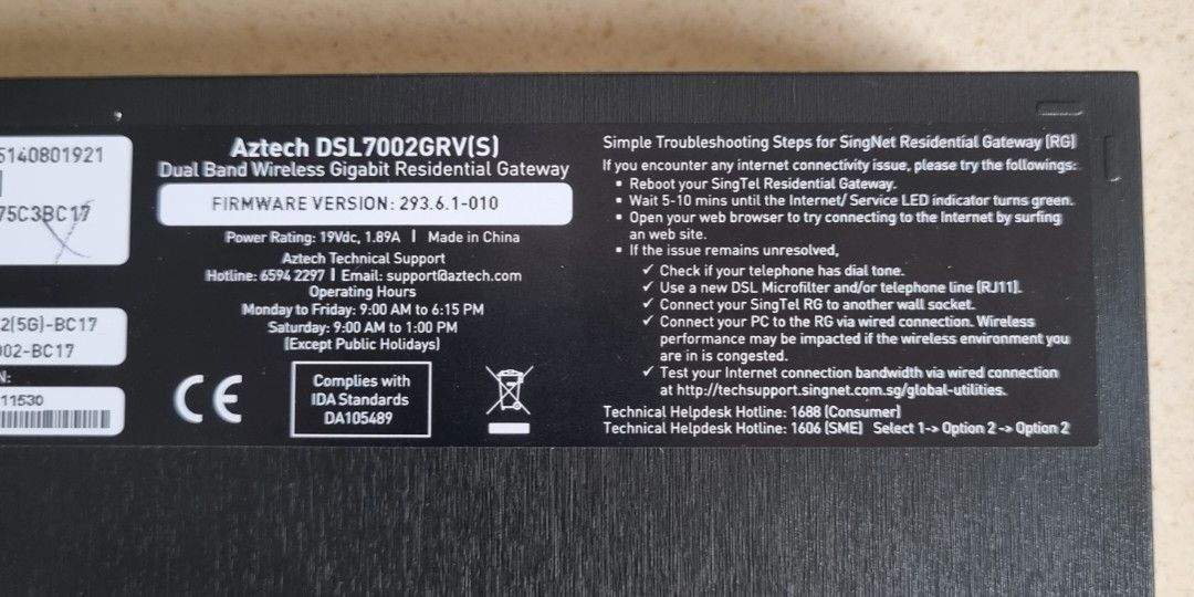 Gigabit router Aztech, Computers & Tech, Parts & Accessories ...