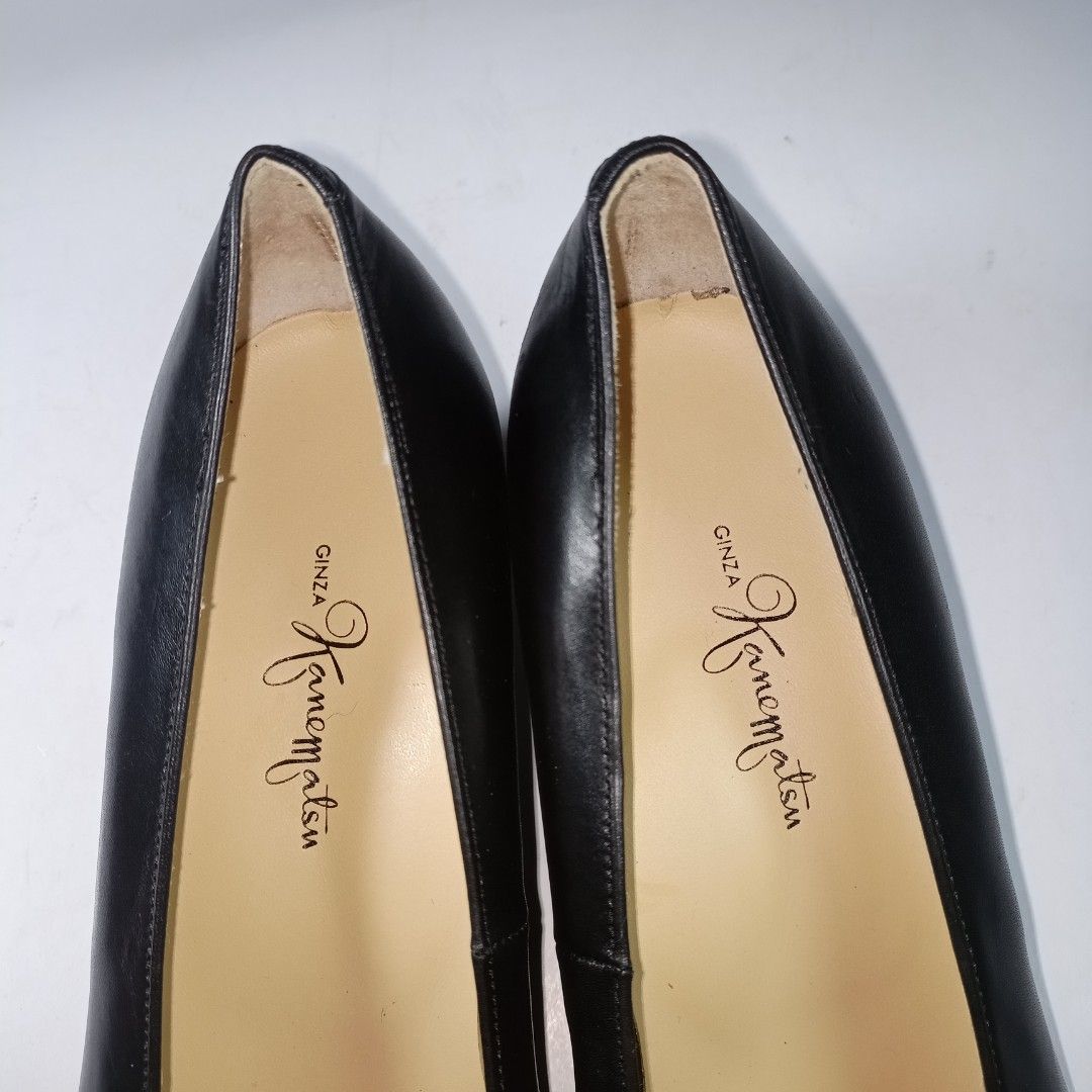Ginza Kanematsu Original leather heels woman shoes on Carousell