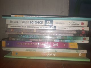 Grade 10 Homeschool Books (Science, Math, Reading, Filipino)