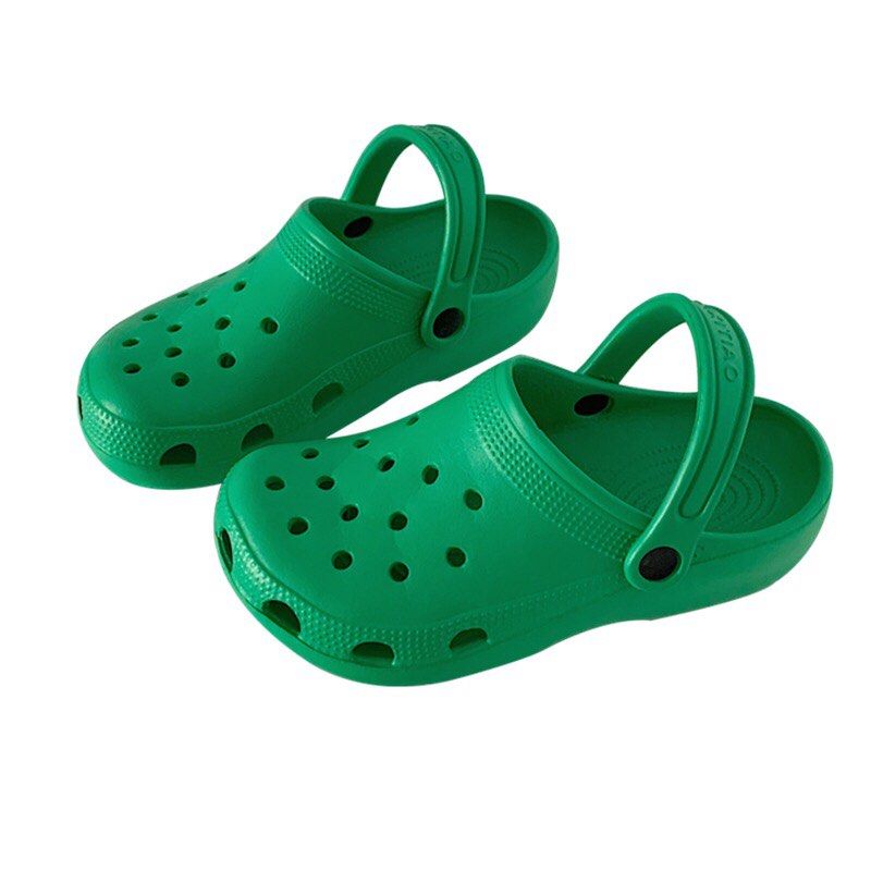 Green Crocs classic clog, Women's Fashion, Footwear, Flipflops and