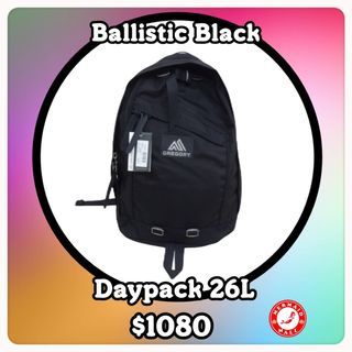 Gregory Daypack 26L Ballistic Black