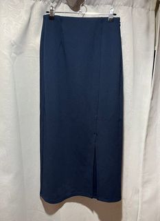 G.U. Navy Midi Skirt Japan