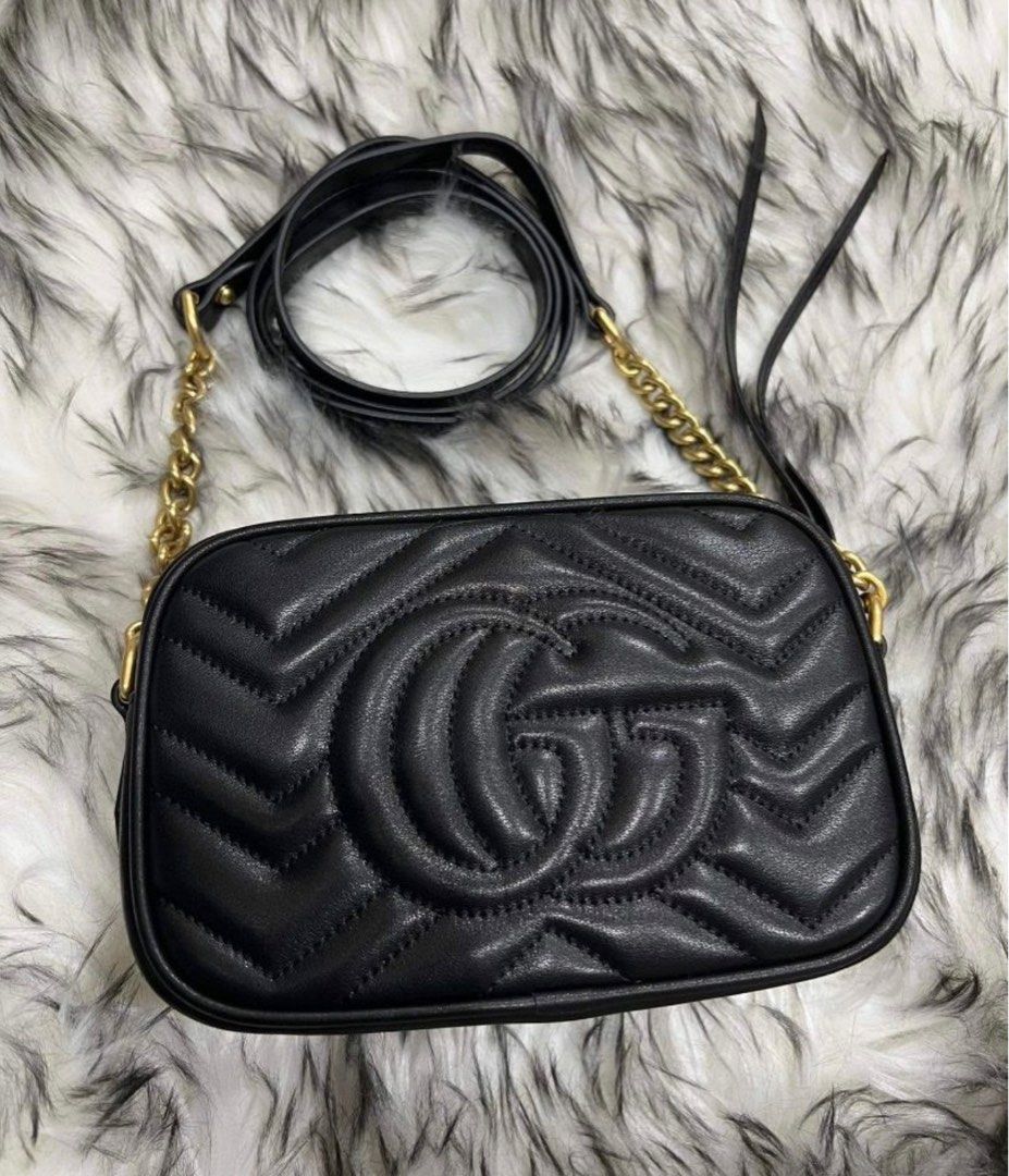 GUCCI MARMONT DUSTY PINK 22CM, Luxury, Bags & Wallets on Carousell