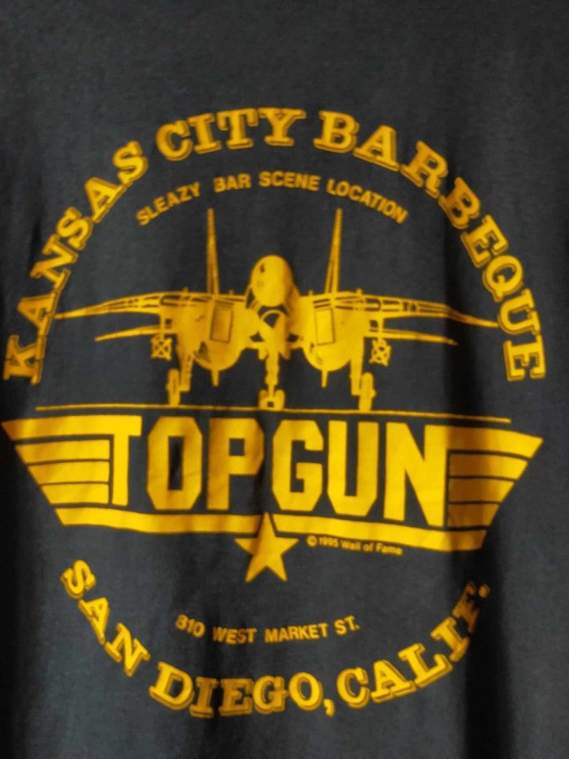 HANES Vintage Top gun Shirt on Carousell