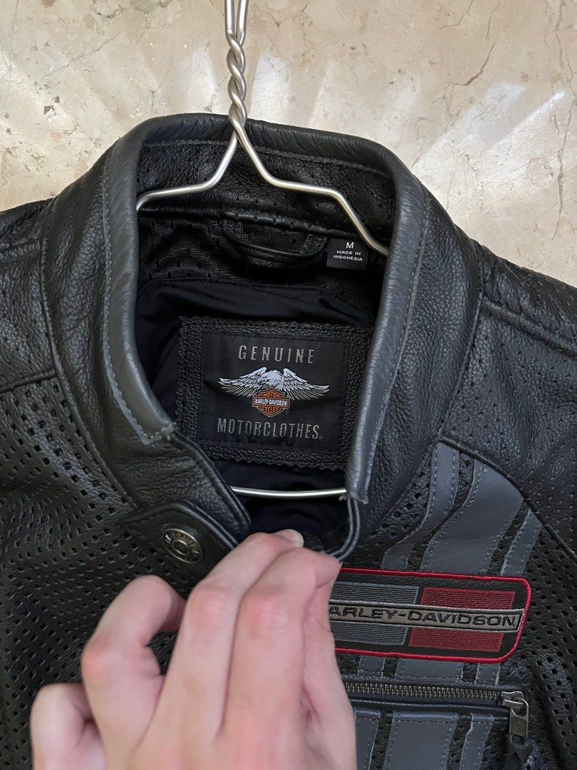 Harley Davidson Leather jacket original Fesyen Pria Pakaian