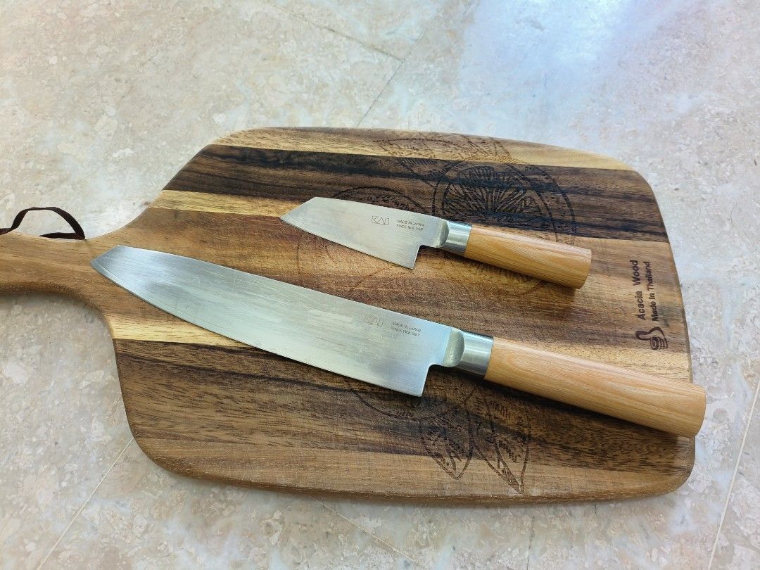 Hashimoto Mikuzo Japanese Stainless steel Gyuto & Paring Knife set