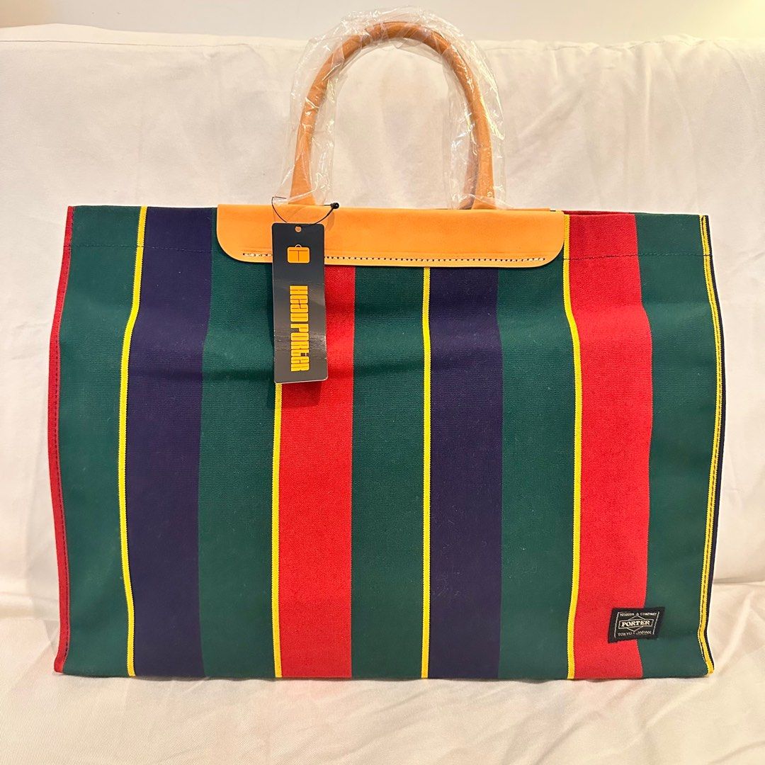 🇯🇵日本Head Porter X Sunbrella Tote Bag, 名牌, 手袋及銀包 🇯🇵日本Head Porter X Sunbrella Tote Bag, 名牌, 手袋及銀包