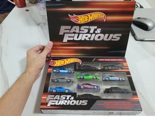Hot Wheels Fast and Furious Box Set of 10 cars