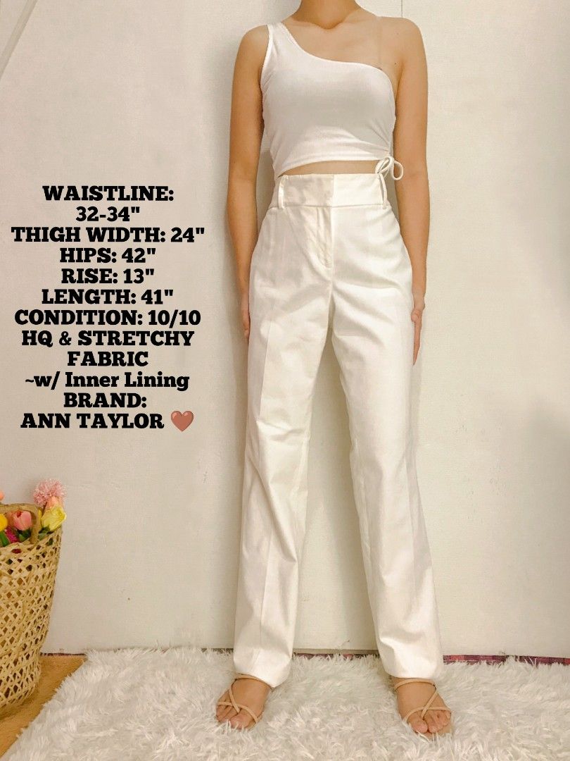 Ann taylor cheap white pants