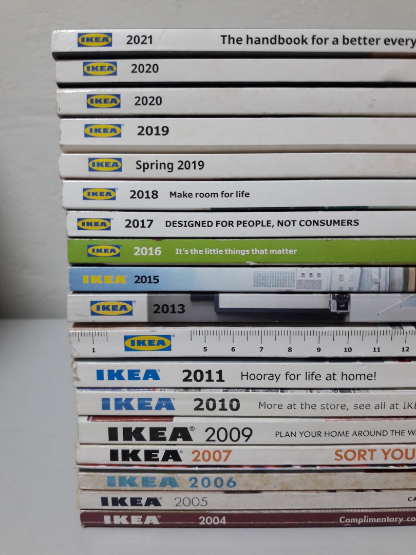 Ikea Catalogues from 2004 2021 / Ikea Catalog, Hobbies & Toys, Books