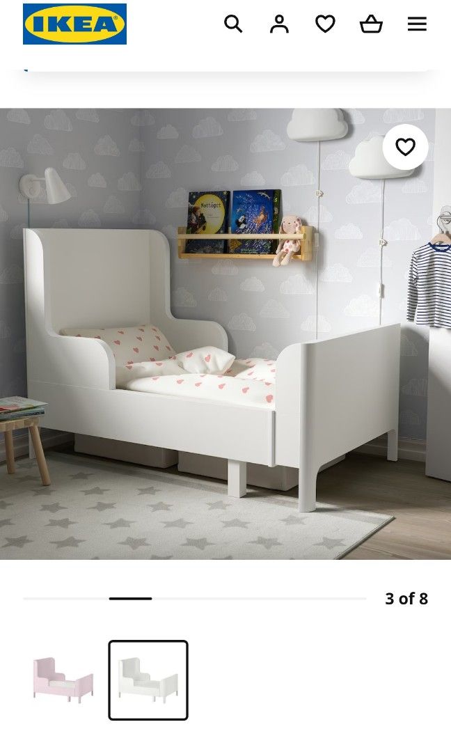 IKEA Children s bed extendable from toddler to single size