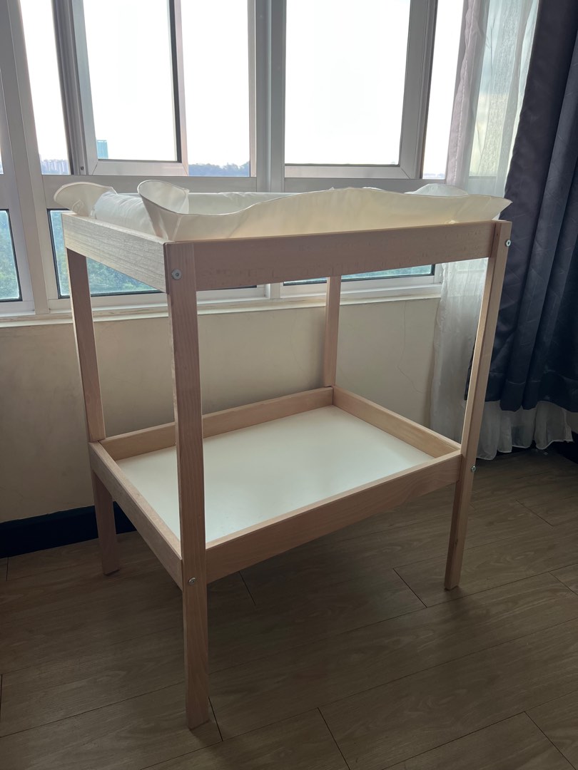 Ikea sniglar changing diaper table inclusive ikea skotsam baby care mat