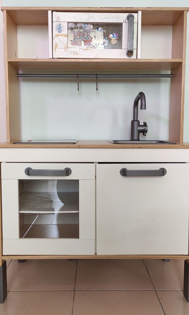 IKEA toy kitchen cabinet, Hobbies & Toys, Toys & Games on Carousell