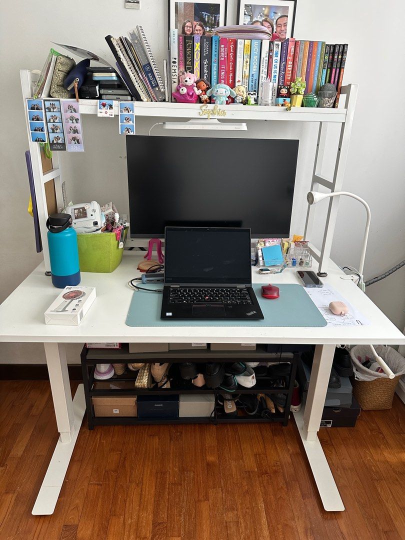 Ikea Trotten Adjustable Desk, Furniture & Home Living, Furniture, Tables & Sets on Carousell