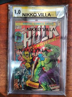 Incredible Hulk 181 signed by Stan Lee Marvel Comics CGC Certified