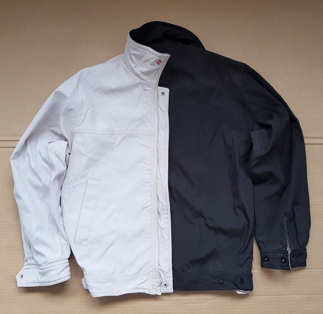 High collar windbreaker sales