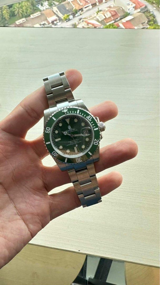 JAM BAPEX HULK ROLEX HULK LIKE NEW