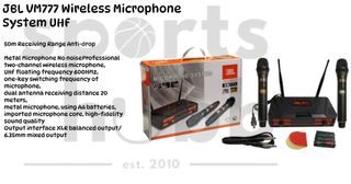 JBL VM777 Wireless Microphone System UHF