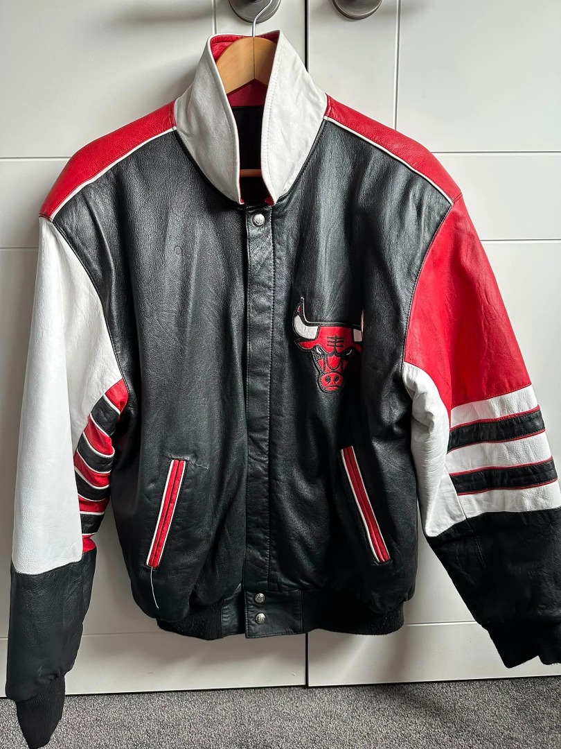 Jeff hamilton chicago bulls leather jacket hotsell