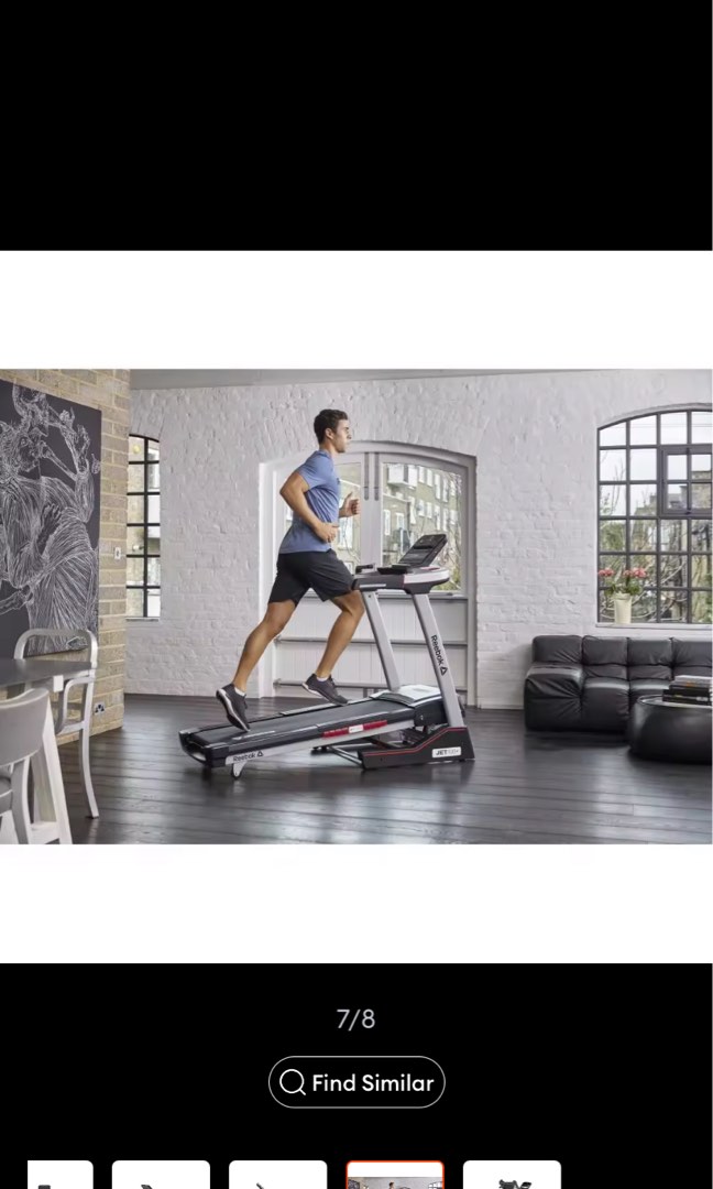 Jet100+ Reebok Treadmill, Sports Equipment, Exercise & Fitness, Cardio