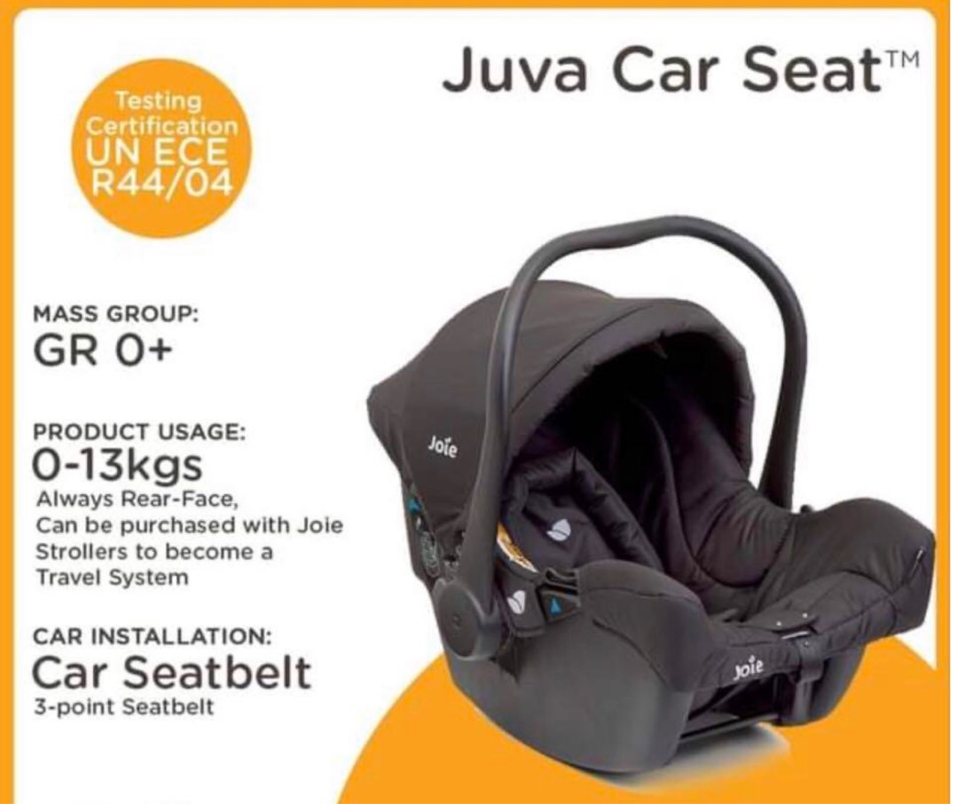 Joie Juva Car Seat, Babies & Kids, Going Out, Car Seats on Carousell