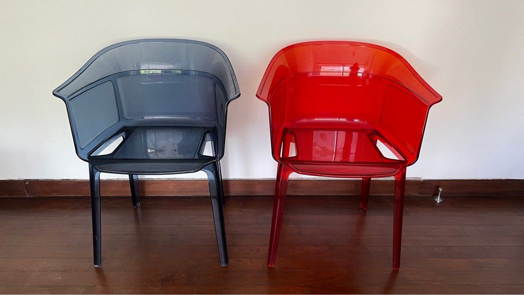 2x Kartell Papyrus Chairs, Furniture & Home Living, Furniture, Chairs