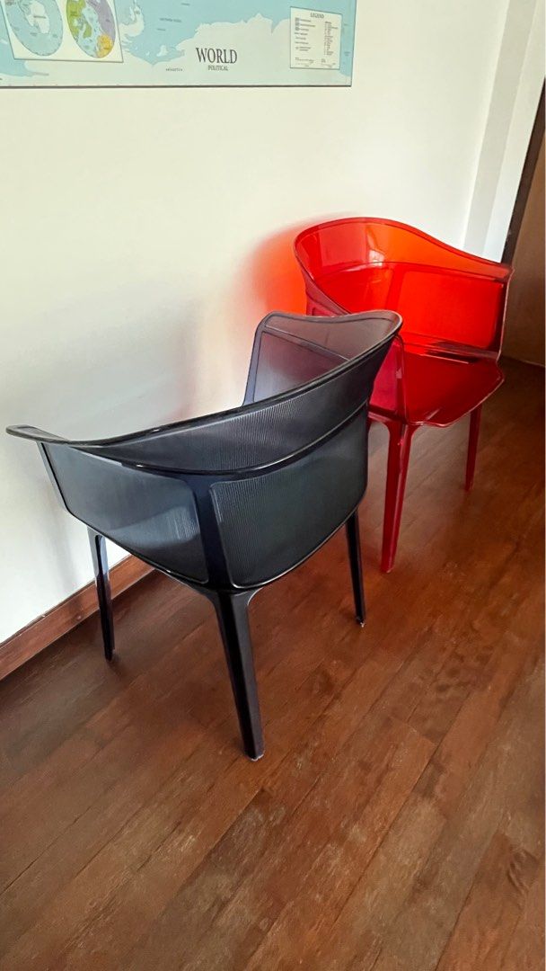 2x Kartell Papyrus Chairs, Furniture & Home Living, Furniture, Chairs