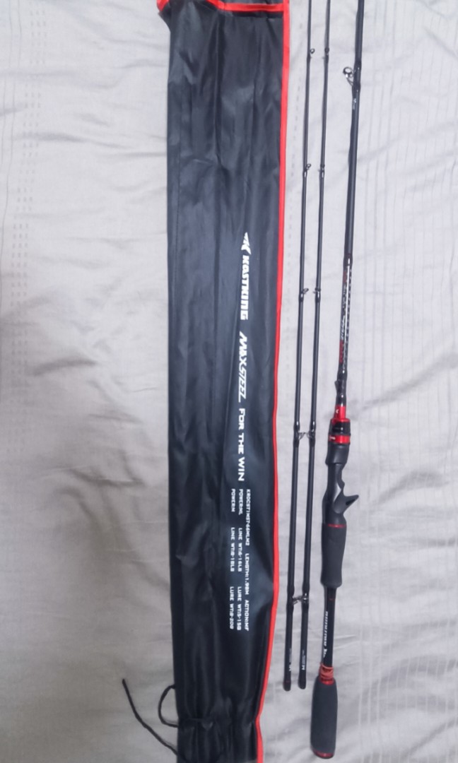KastKing Max Steel Rod Carbon (Casting), Sports Equipment, Fishing on  Carousell