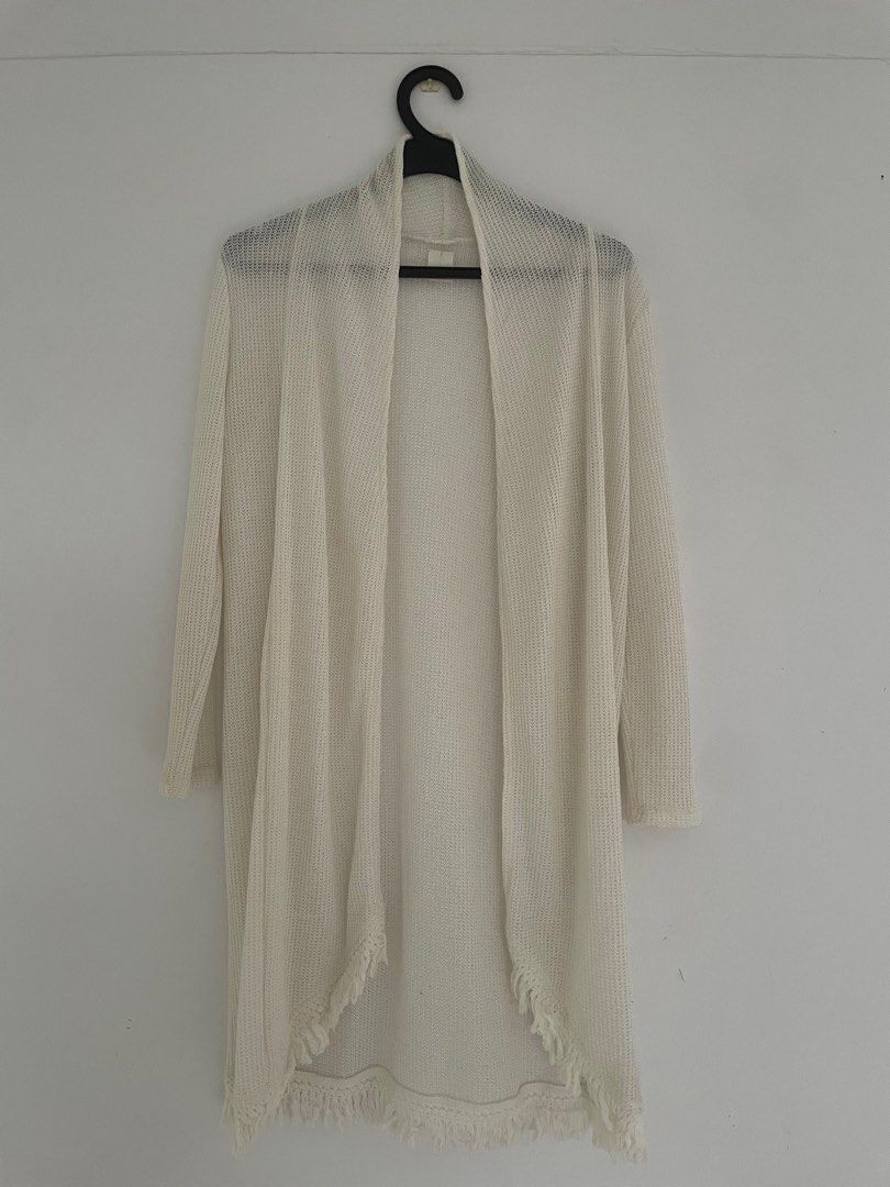 White deals maxi cardigan