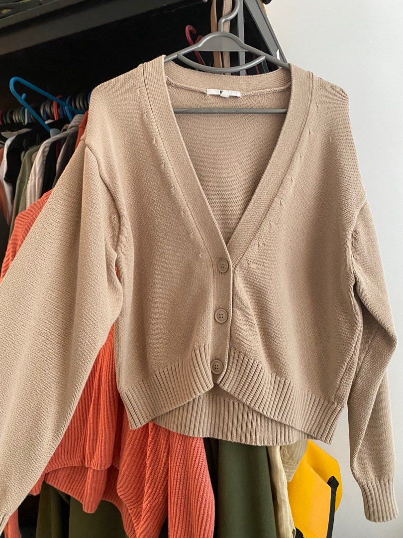 Uniqlo knit cardigan discount