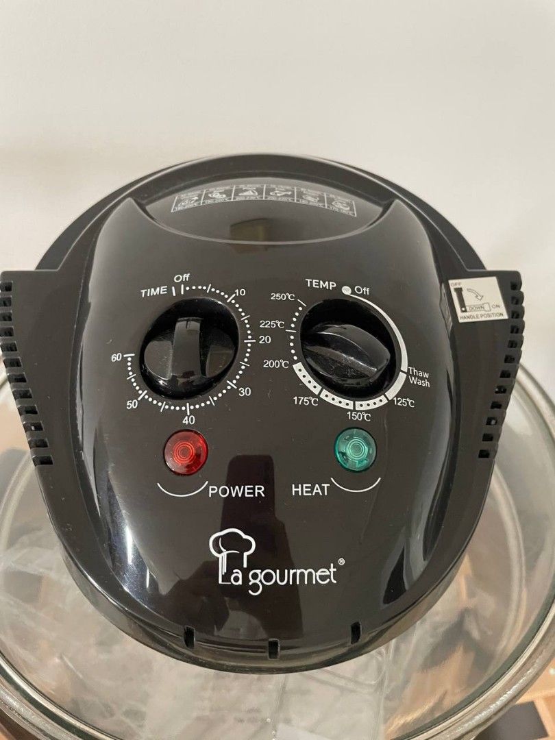 La Gourmet Crystalline Air Fryer (Turbo Roaster), TV & Home Appliances