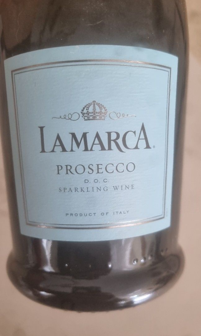 Lamarca Prosecco (D.O.C Sparkling wine) Italy (11 alchohol), Food