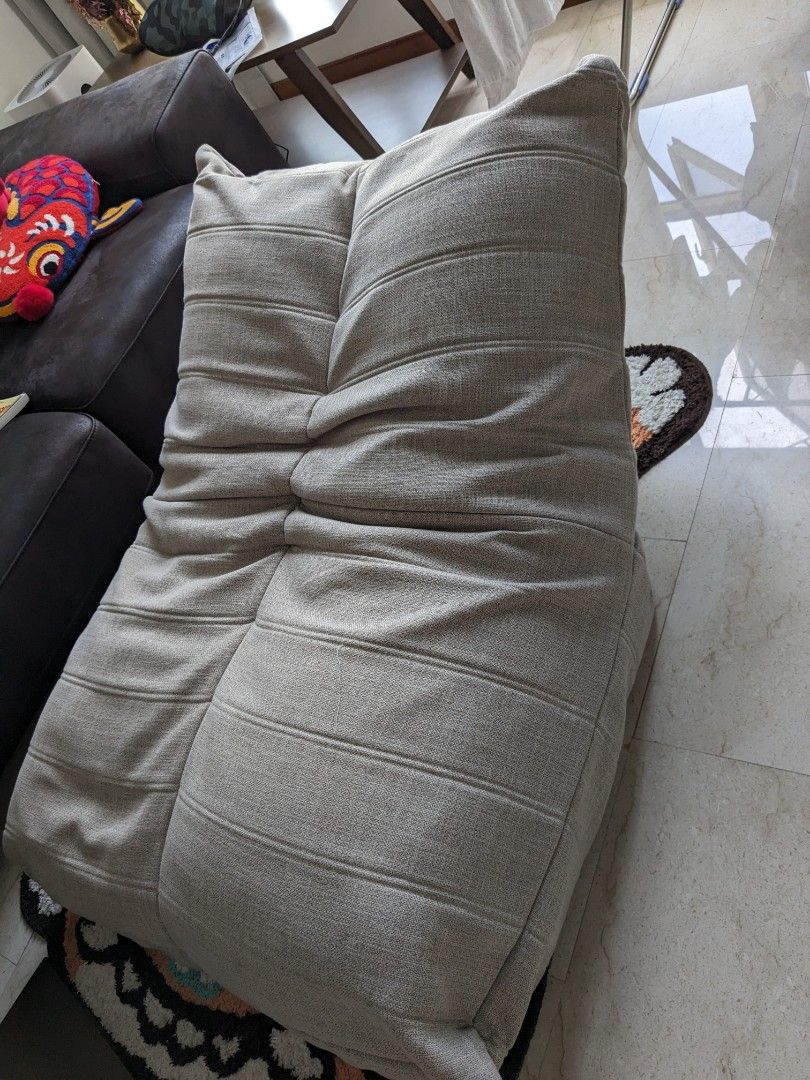 Lazy sofa couch (fabric), Furniture & Home Living, Furniture, Chairs on