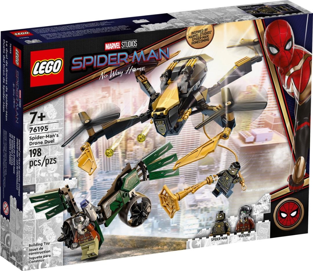 Lego Spider-Man 76082 Black Web Pattern Homecoming Super Heroes