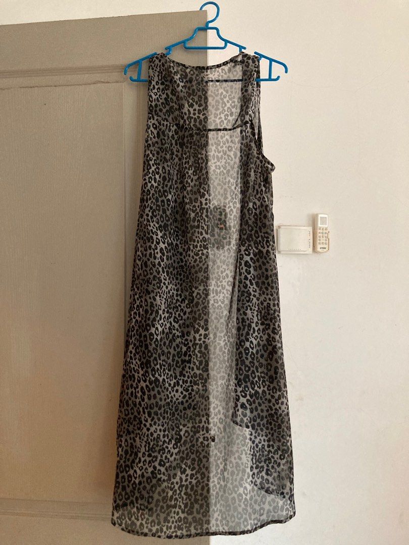 Sheer 2025 leopard cardigan