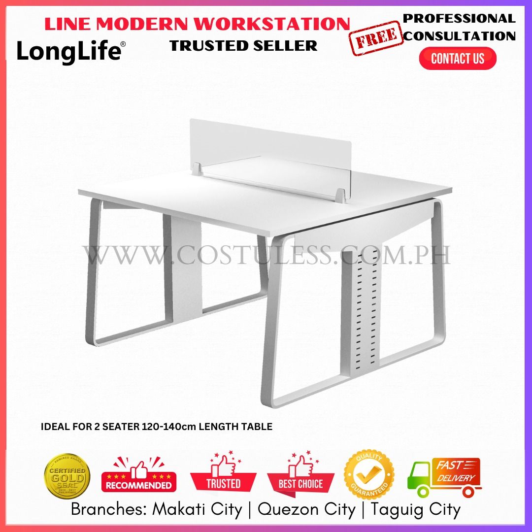 LINE MODERN WORKSTATION, Customize Office Partition, Customized Working Table, Status Modern Desk, Cubicles, Modular Partitions, Office Desk, Computer Desk, Customized Table, Computer Table (Category: Office Furniture & Fixtures) located in Makati City. Submitted by costuless_inc. (Listing ID 1231655301, Image 3). Description: Customize Item (Price is for posting only) (OUR SAMPLE FINISHED PRODUCT) Are you looking Line Modern Workstation, Customi