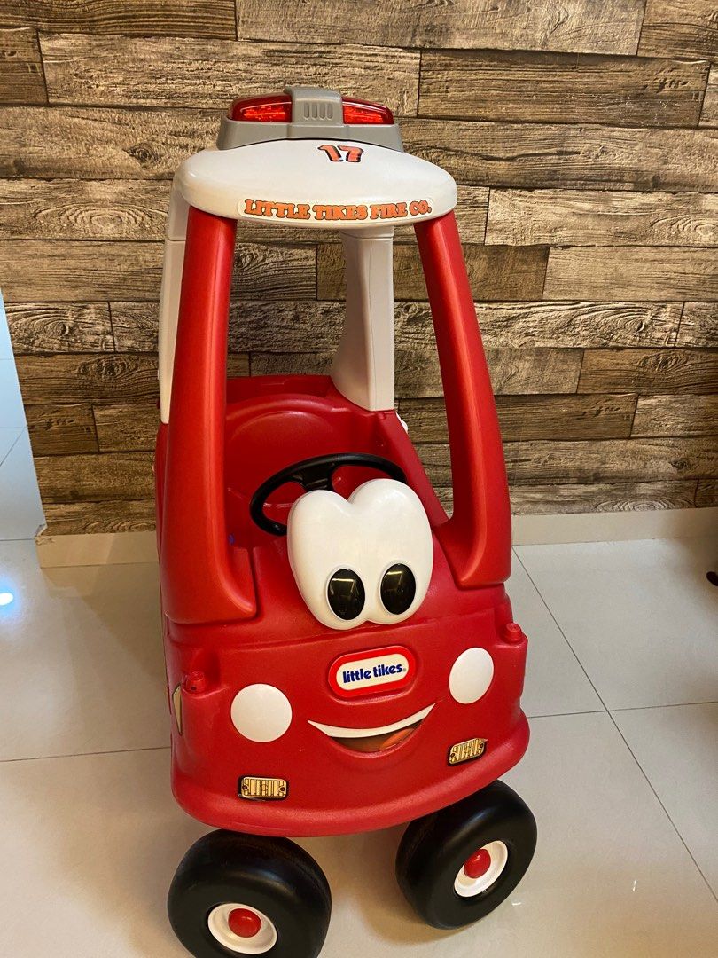 Little Tikes Cozy Coupe (Fire Truck) Toy Ride On Car, Babies & Kids