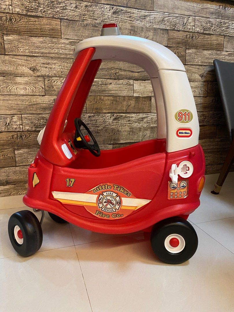 Little Tikes Cozy Coupe (Fire Truck), Babies & Kids, Infant Playtime on