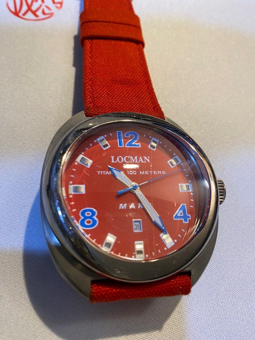 Locman MARE Titanium Red