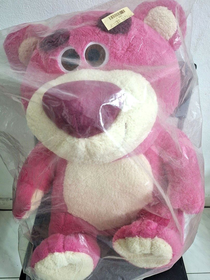 Disney Lotso Strawberry Bear Plush Toy Limited Edition (60Cm), Hobbies &  Toys, Toys & Games On Carousell