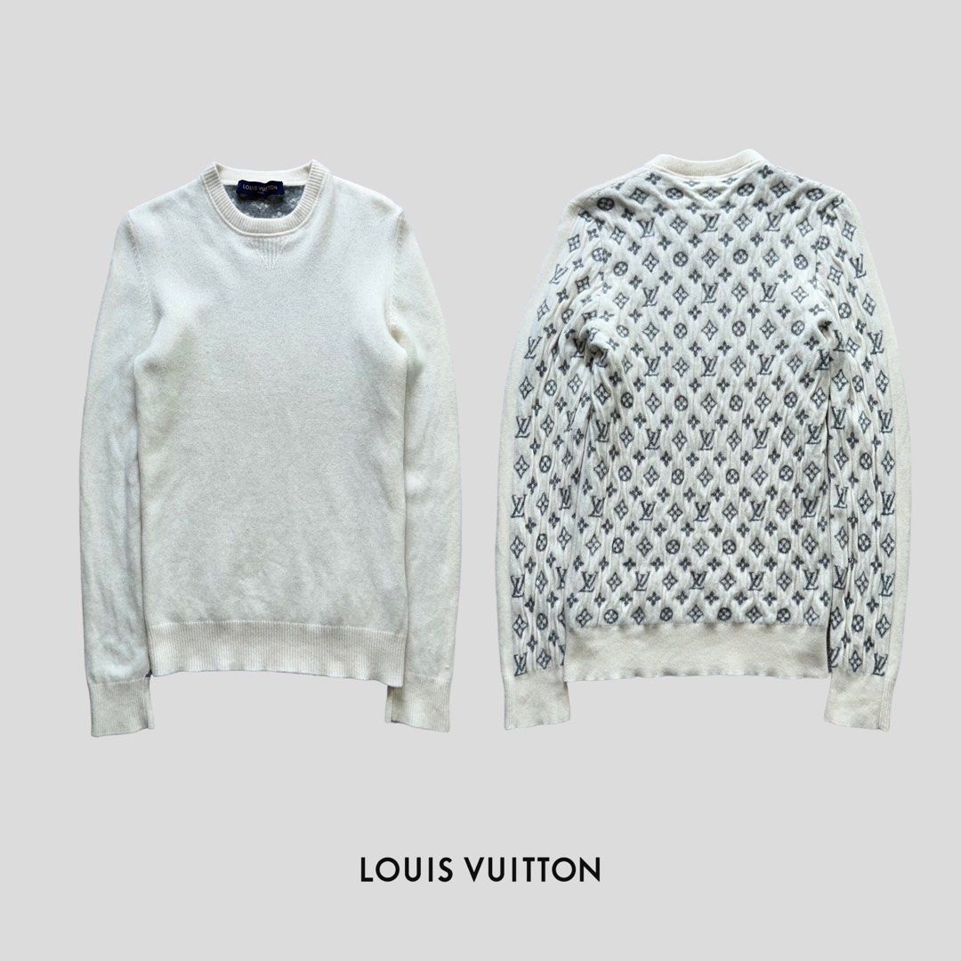 Vintage Louis Vuitton Knitted Vest, Luxury, Apparel on Carousell