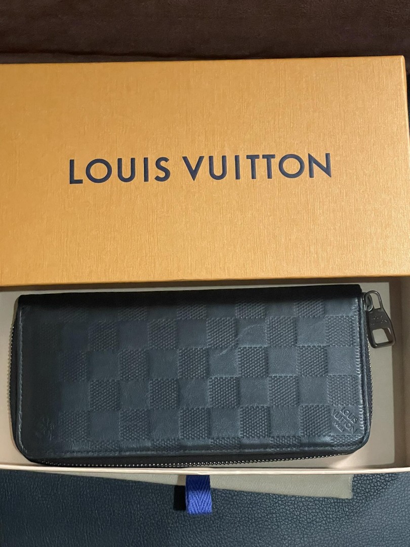 Louis Vuitton Damier Infini Zippy Wallet Vertical N63548 Men's Damier  Infini Long Wallet (bi-fold) Onyx