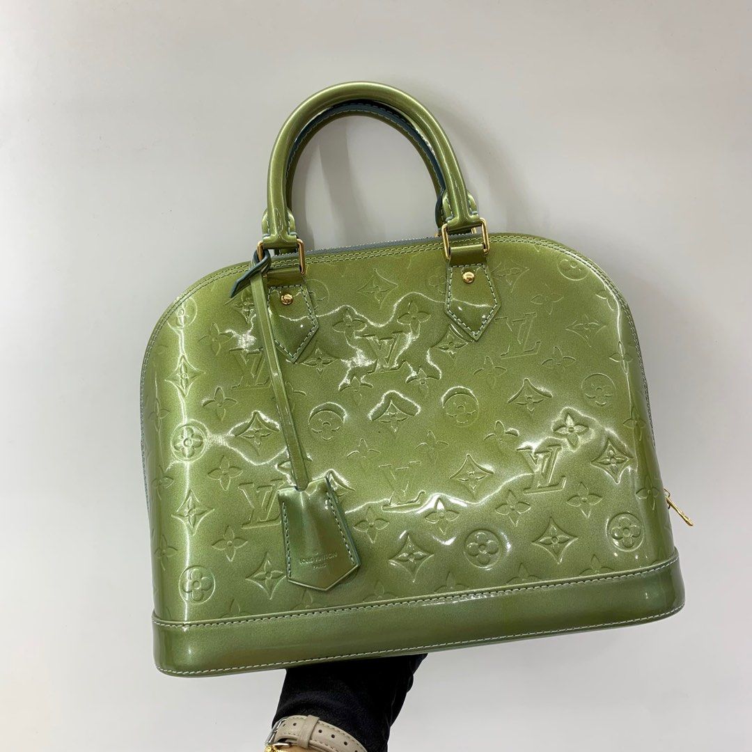 Louis Vuitton Alma Bb Vernis, Luxury, Bags & Wallets on Carousell