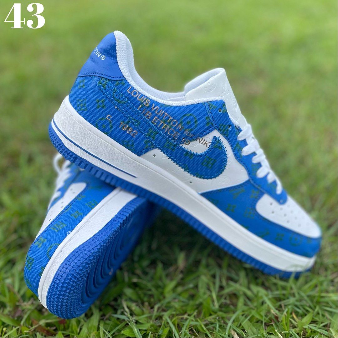 Louis Vuitton Virgil Abloh x Nike Air Force 1 Sneakers 43 / 10