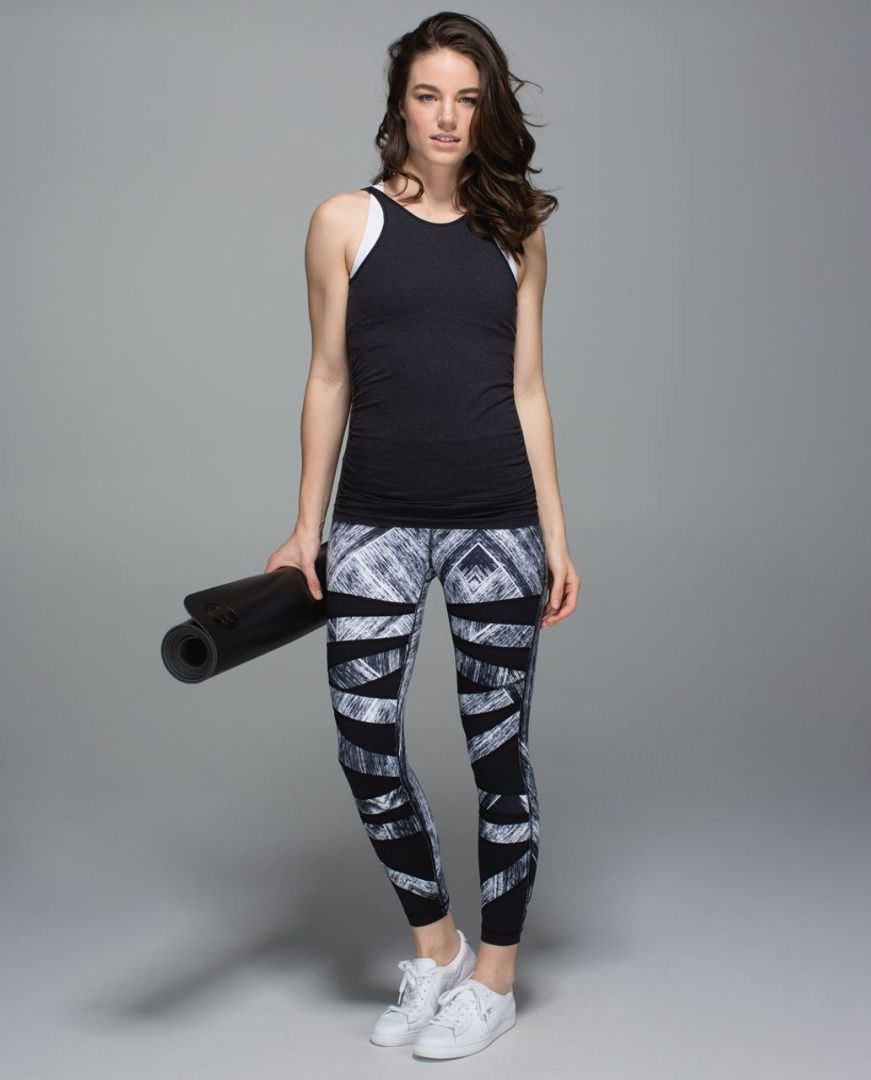 Buy Lululemon High Times Pant Full On Luon 7/8 Yoga Pants (Black