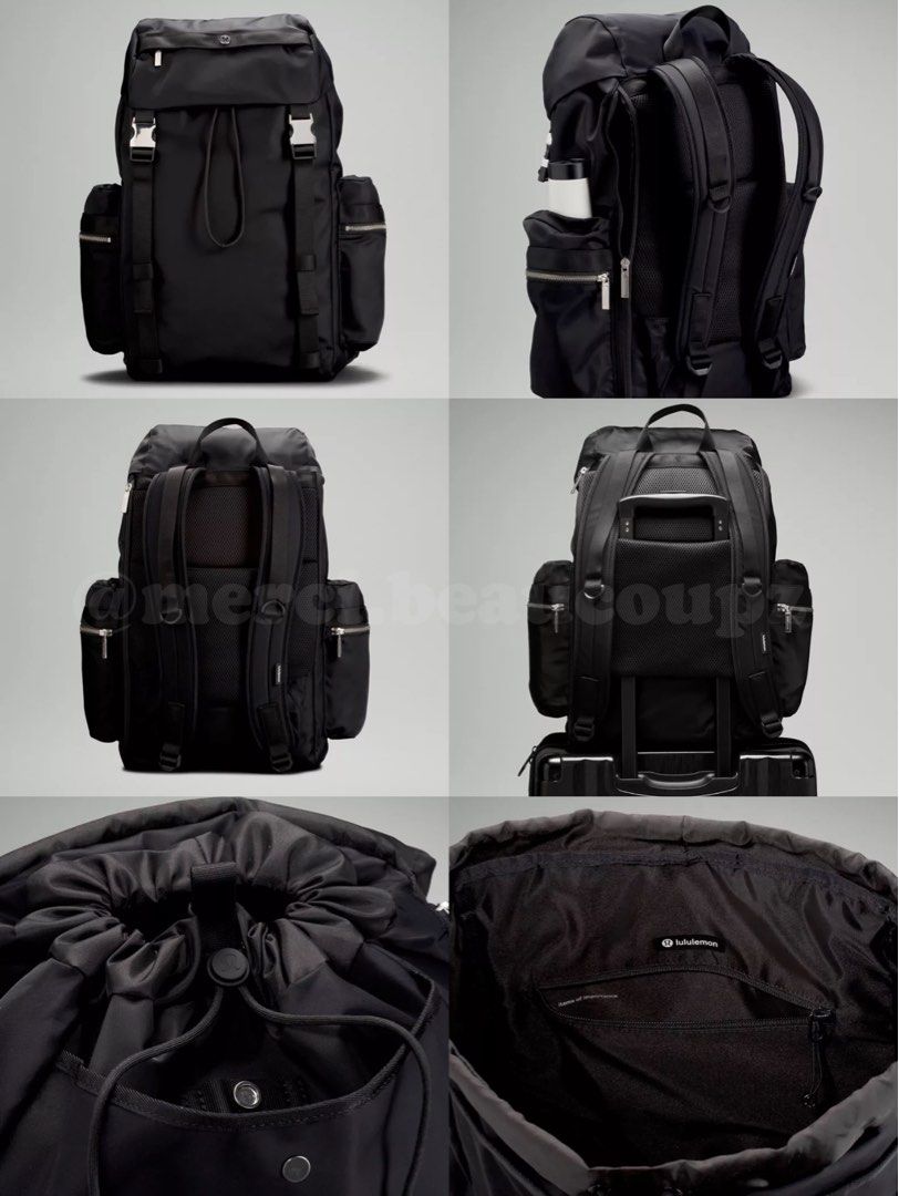 Lululemon Wunderlust Backpack 25L 多功能防水耐磨背包登山背囊可套於