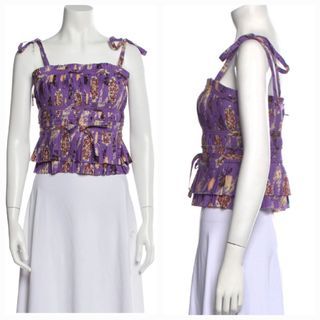 $300USD Ulla Johnson Pleated Top Very Nice  Luxury Designer Brand