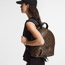 LV PALM SPRING MM MONOGRAM BACKPACK, Luxury, Bags & Wallets on